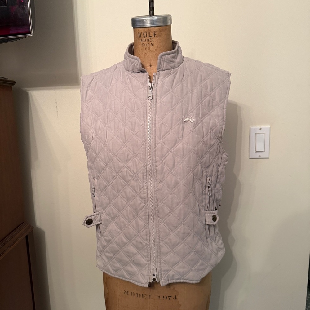 Riding Sport Quilted Equestrian Zip Up Vest